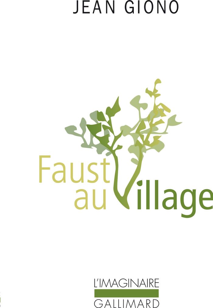 Couverture du livre « Faust au village » de Jean Giono, librairie Les Contes Infusés à Corte