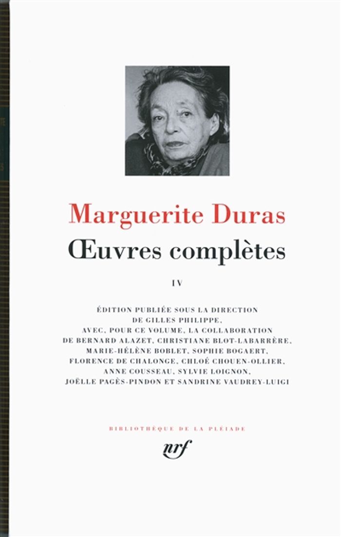 Couverture du livre « Oeuvres complètes » de Marguerite Duras, librairie Les Contes Infusés à Corte