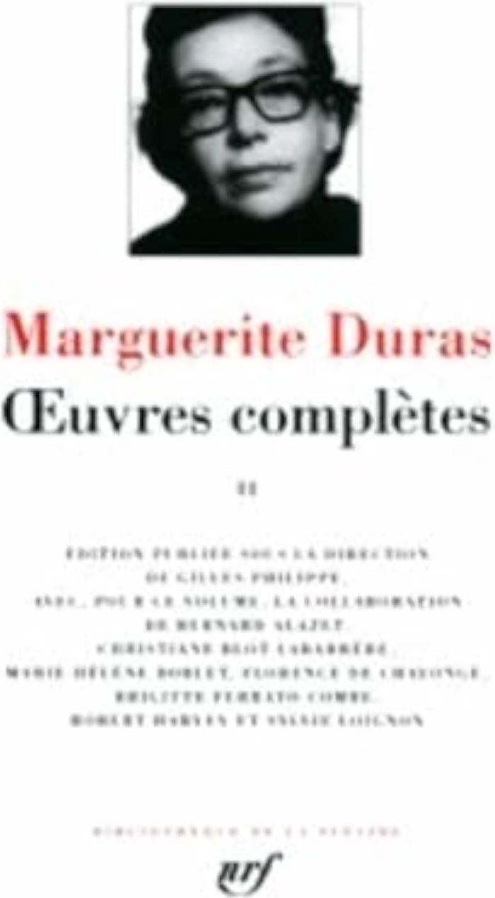 Couverture du livre « Oeuvres complètes » de Marguerite Duras, librairie Les Contes Infusés à Corte