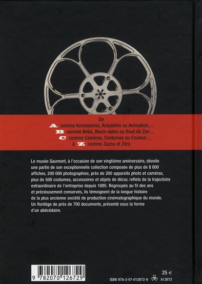 Quatrième de couverture de « MUSEE GAUMONT - MORCEAUX CHOISIS »