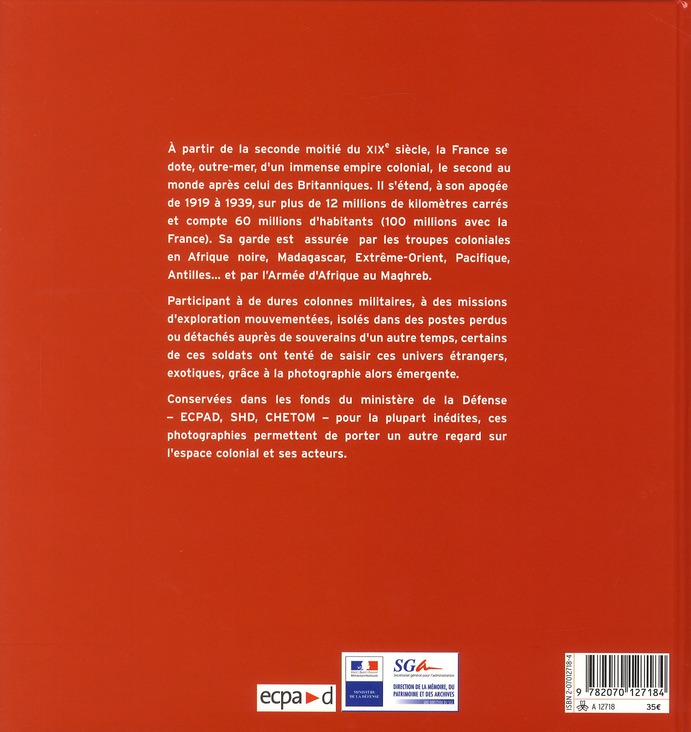 Quatrième de couverture de « LA VIE MILITAIRE AUX COLONIES »