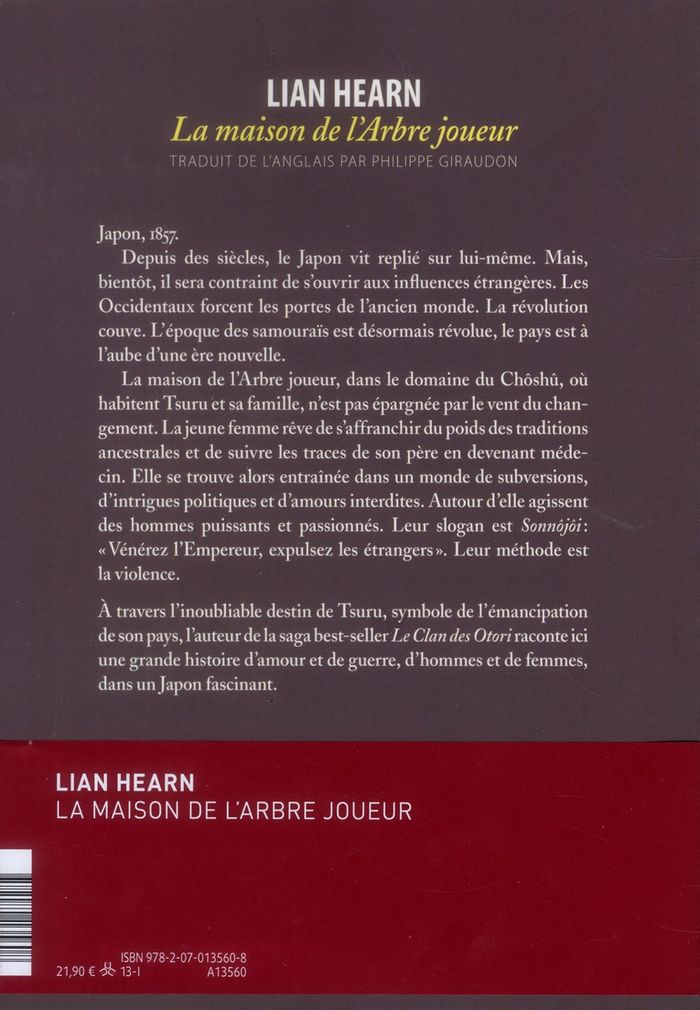 Quatrième de couverture de « La maison de l'arbre joueur : roman »
