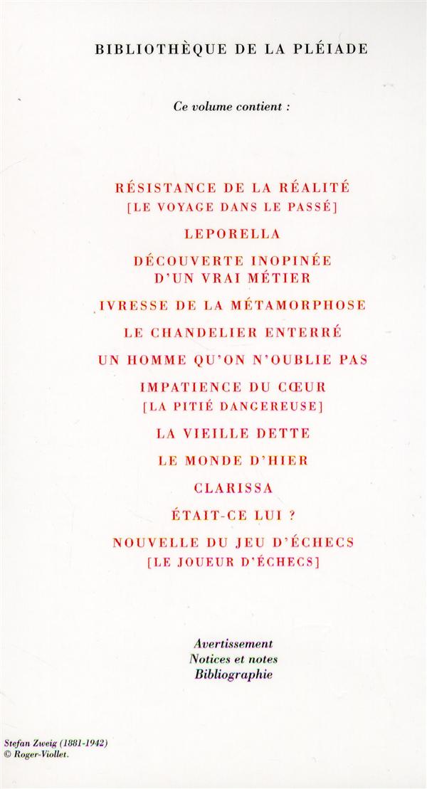 Quatrième de couverture de « Romans, nouvelles et récits »