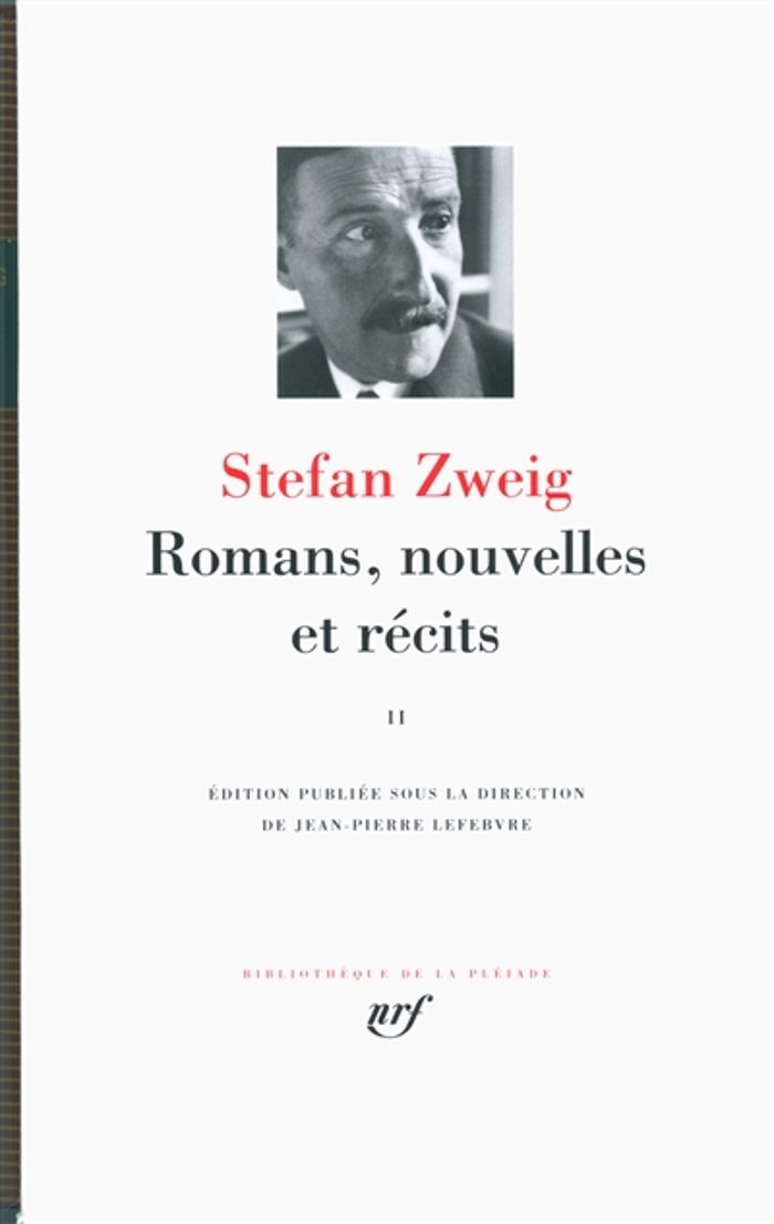 Couverture du livre « Romans, nouvelles et récits » de Stefan Zweig, librairie Les Contes Infusés à Corte