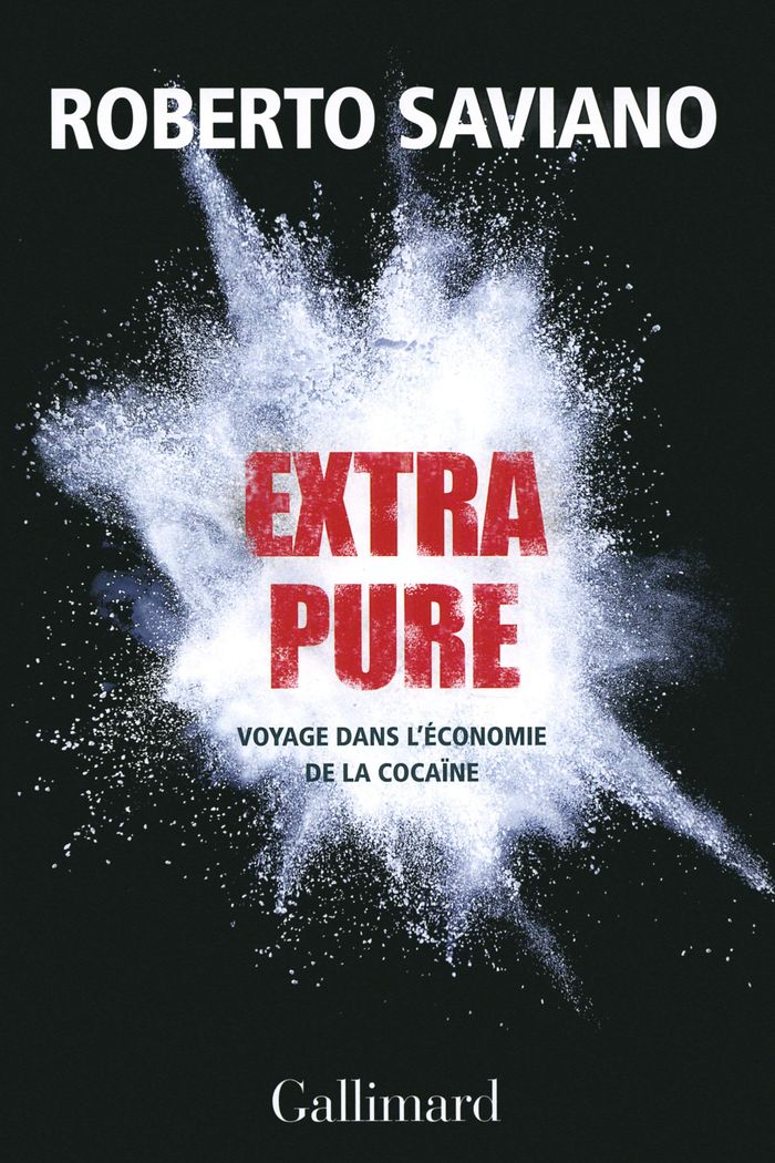 Couverture du livre « Extra pure : voyage dans l'économie de la cocaïne » de Roberto Saviano, librairie Les Contes Infusés à Corte