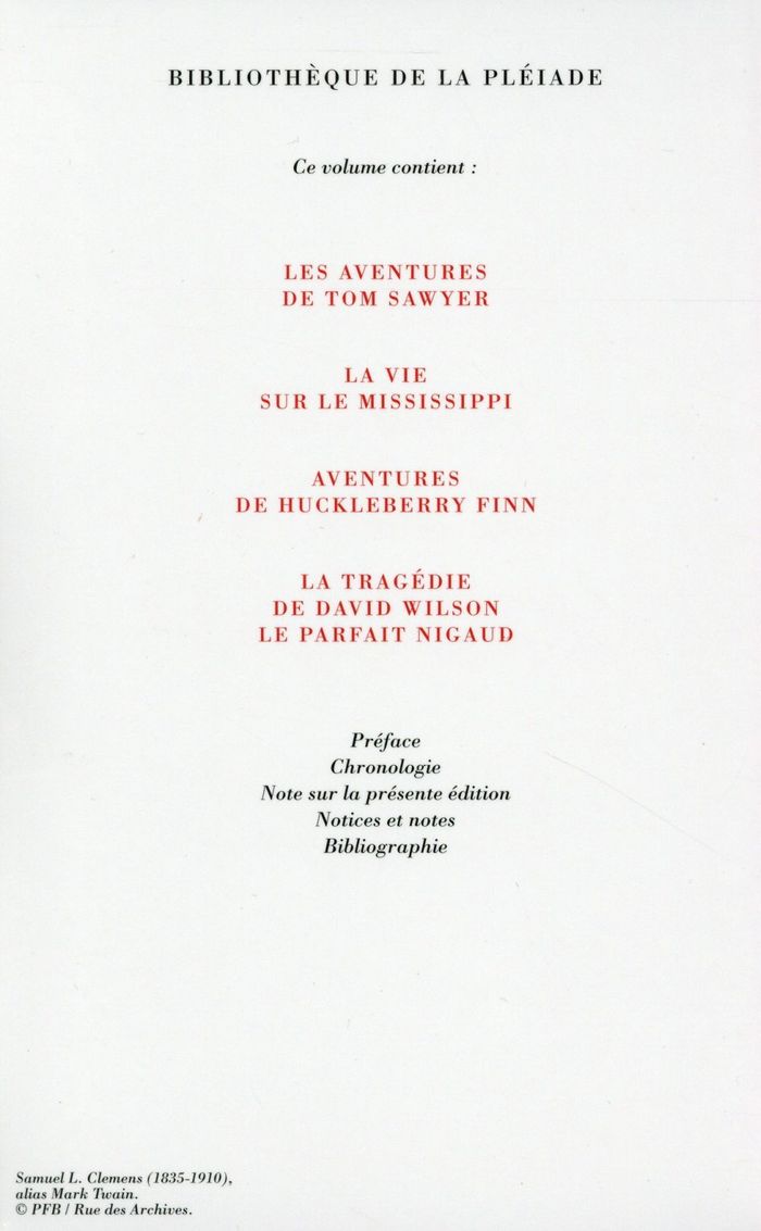 Quatrième de couverture de « Oeuvres »