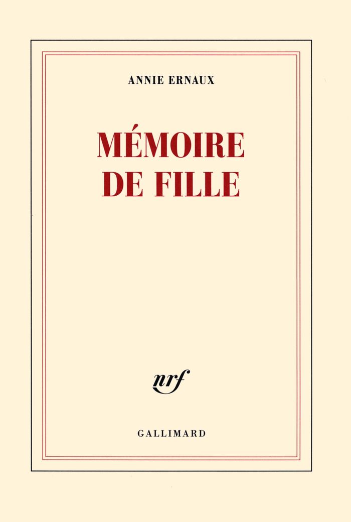 Couverture du livre « Mémoire de fille », librairie Les Contes Infusés à Corte