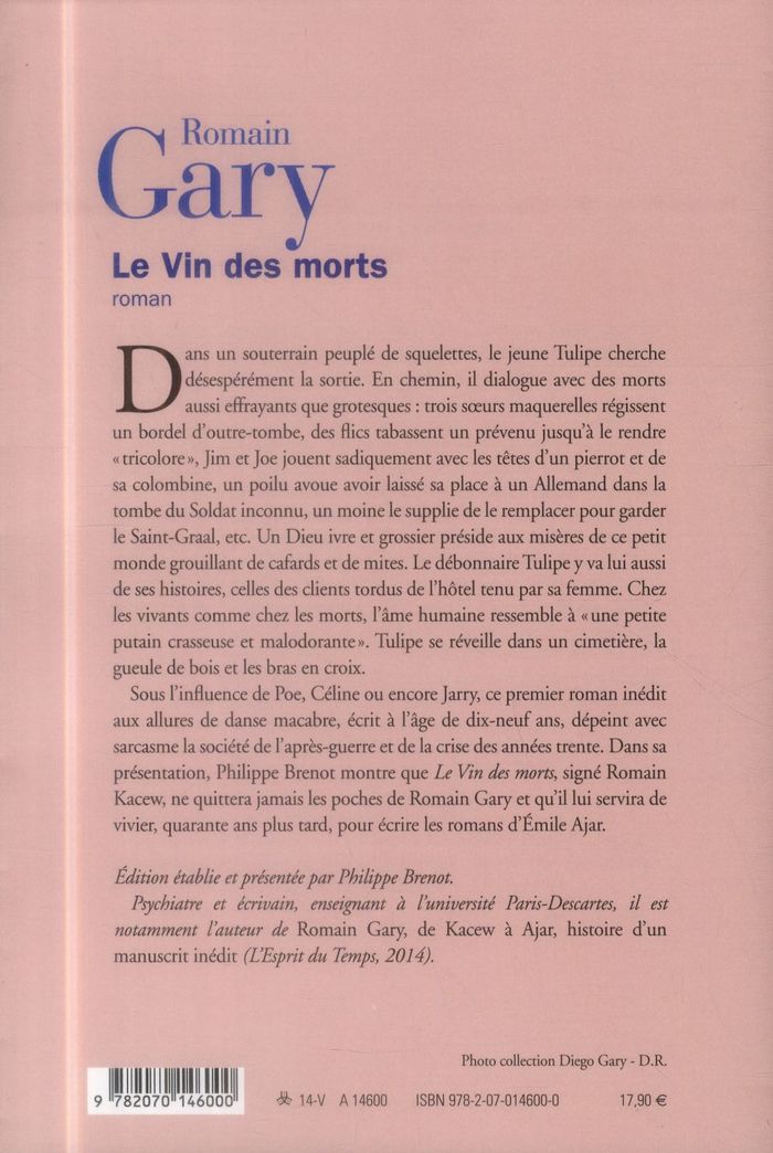 Quatrième de couverture de « Le vin des morts : roman »