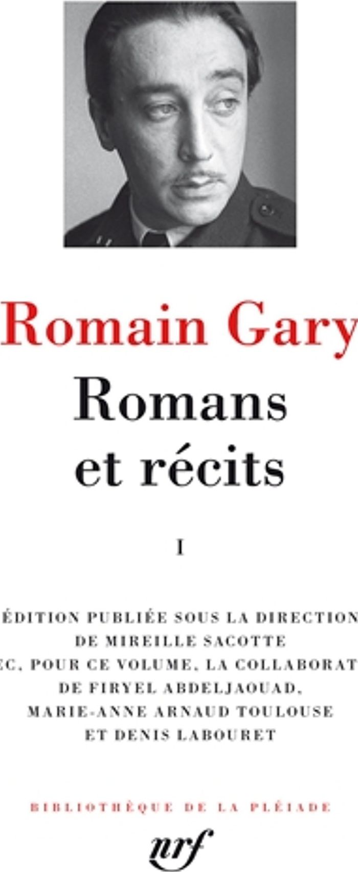 Couverture du livre « Romans et récits » de Romain Gary, librairie Les Contes Infusés à Corte