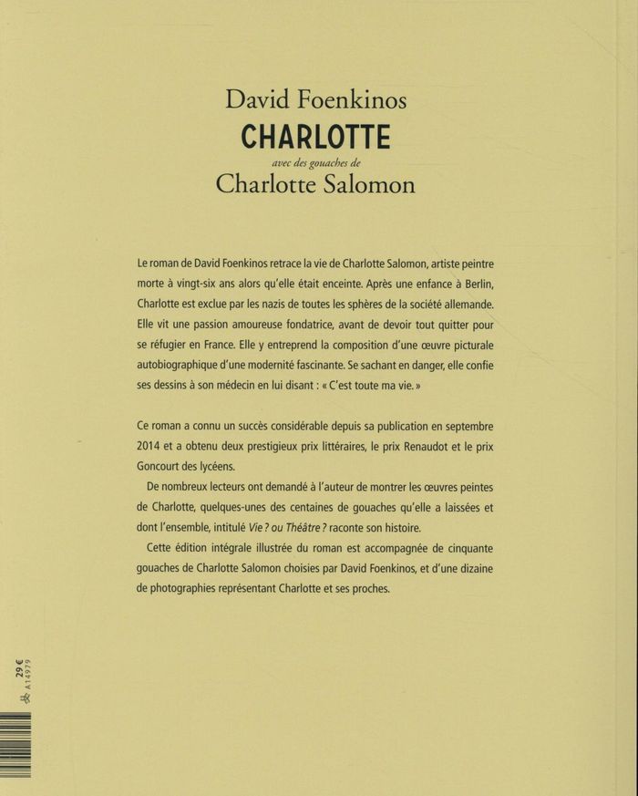 Quatrième de couverture de « Charlotte : roman »