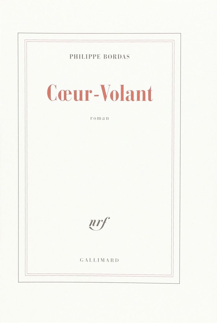 Couverture du livre « COEUR-VOLANT » de Philippe Bordas, librairie Les Contes Infusés à Corte