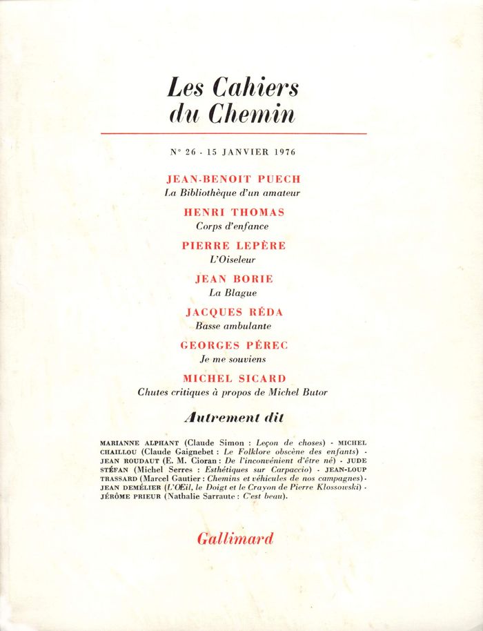 Couverture du livre « LES CAHIERS DU CHEMIN » de Collectif, librairie Les Contes Infusés à Corte