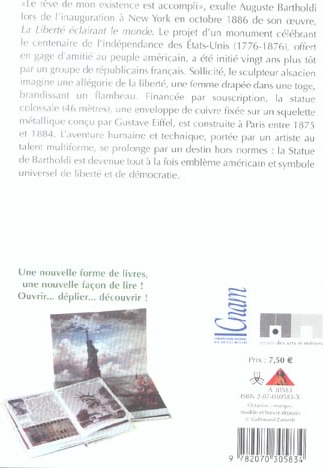 Quatrième de couverture de « LA STATUE DE LA LIBERTE - LE DEFI DE BARTHOLDI »