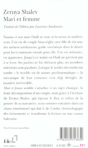Quatrième de couverture de « MARI ET FEMME »