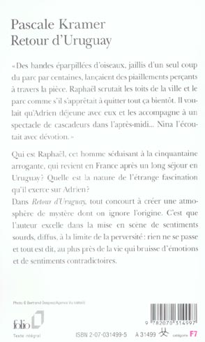 Quatrième de couverture de « RETOUR D'URUGUAY »