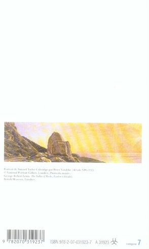 Quatrième de couverture de « LA BALLADE DU VIEUX MARIN ET AUTRES POEMES »