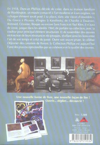 Quatrième de couverture de « CHEFS-D'OEUVRE DE LA COLLECTION PHILLIPS »
