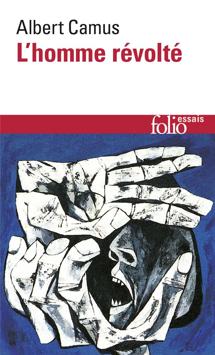Couverture du livre « L'HOMME REVOLTE » de Albert Camus, librairie Les Contes Infusés à Corte
