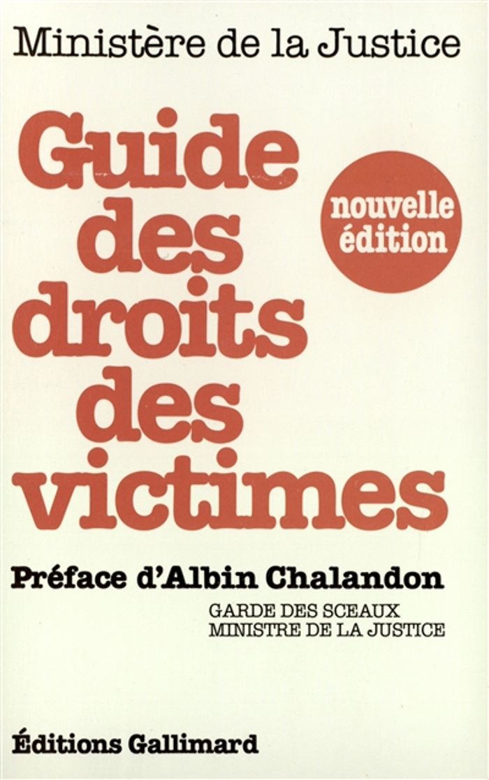 Couverture du livre « GUIDE DES DROITS DES VICTIMES », librairie Les Contes Infusés à Corte