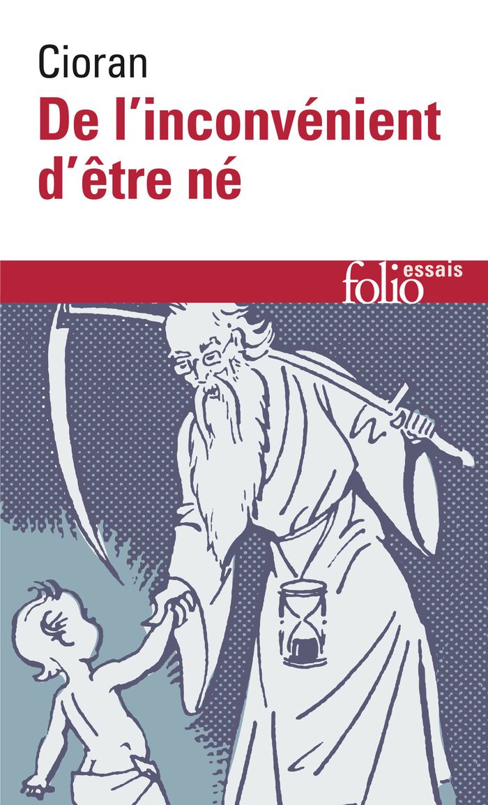 Couverture du livre « DE L'INCONVENIENT D'ETRE NE », librairie Les Contes Infusés à Corte