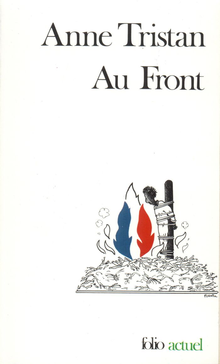 Couverture du livre « AU FRONT » de Anne Tristan, librairie Les Contes Infusés à Corte
