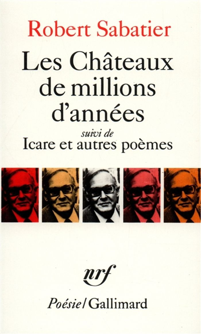 Couverture du livre « LES CHATEAUX DE MILLIONS D'ANNEES / ICARE ET AUTRES POEMES », librairie Les Contes Infusés à Corte