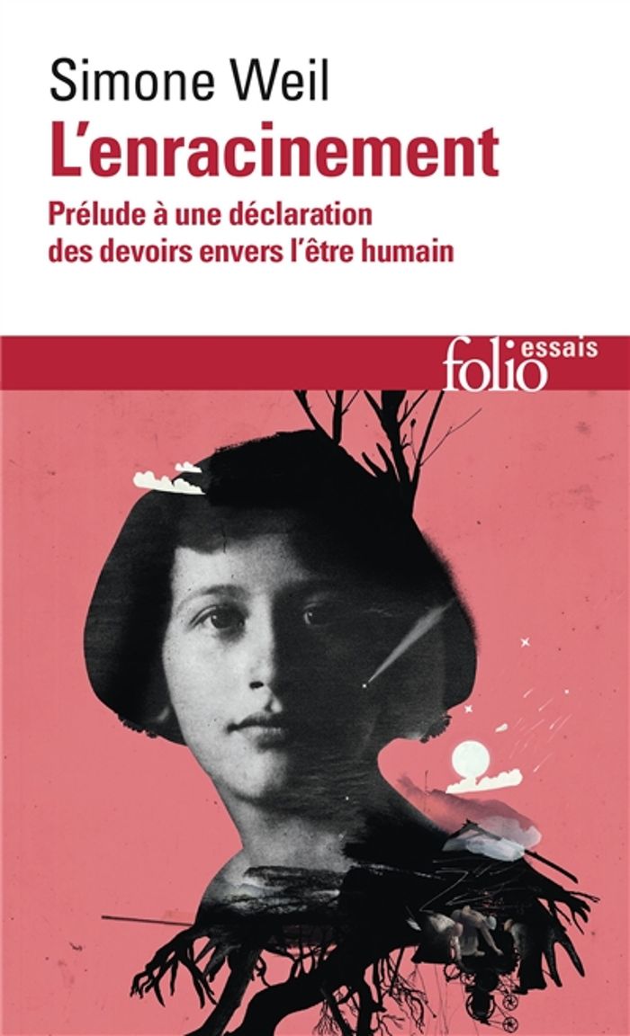 Couverture du livre « L'ENRACINEMENT - PRELUDE A UNE DECLARATION DES DEVOIRS ENVERS L'ETRE HUMAIN », librairie Les Contes Infusés à Corte