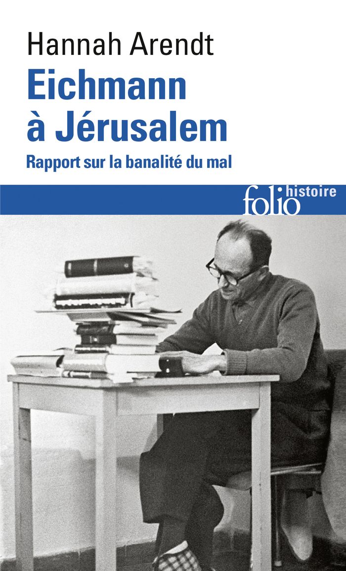 Couverture du livre « EICHMANN A JERUSALEM - RAPPORT SUR LA BANALITE DU MAL », librairie Les Contes Infusés à Corte