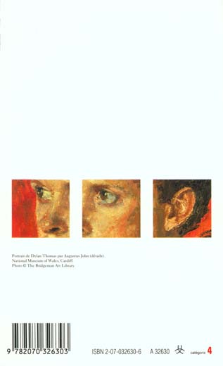 Quatrième de couverture de « VISION ET PRIERE ET AUTRES POEMES »