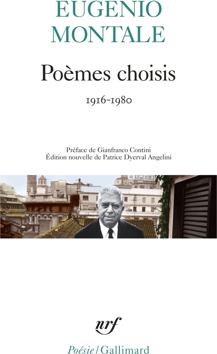 Couverture du livre « POEMES CHOISIS - (1916-1980) » de Montale/contini, librairie Les Contes Infusés à Corte