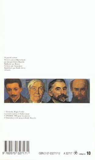 Quatrième de couverture de « ANTHOLOGIE DE LA POESIE FRANCAISE DU XIX SIECLE - VOL02 - DE BAUDELAIRE A SAINT-POL-ROUX »
