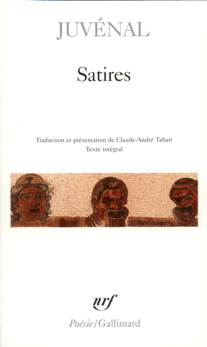 Couverture du livre « SATIRES » de Juvenal, librairie Les Contes Infusés à Corte
