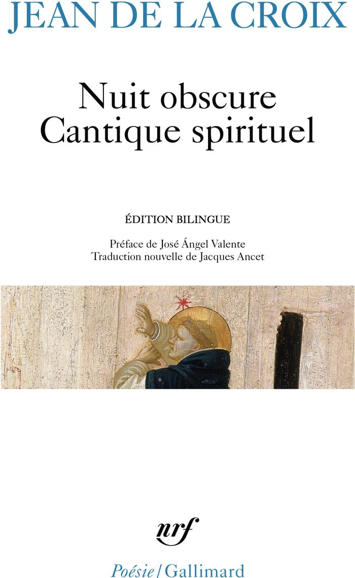 Couverture du livre « NUIT OBSCURE - CANTIQUE SPIRITUEL ET AUTRES POEMES » de Jean De La Croix, librairie Les Contes Infusés à Corte
