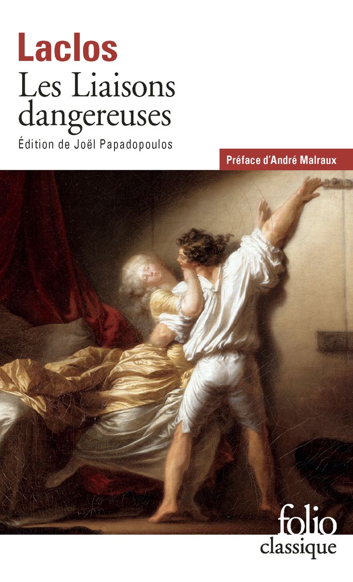 Couverture du livre « LES LIAISONS DANGEREUSES » de Choderlos De Laclos, librairie Les Contes Infusés à Corte