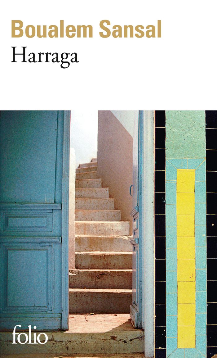 Couverture du livre « Harraga : roman » de Boualem Sansal, librairie Les Contes Infusés à Corte
