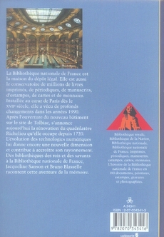 Quatrième de couverture de « LA BIBLIOTHEQUE NATIONALE DE FRANCE - MEMOIRE DE L'AVENIR »