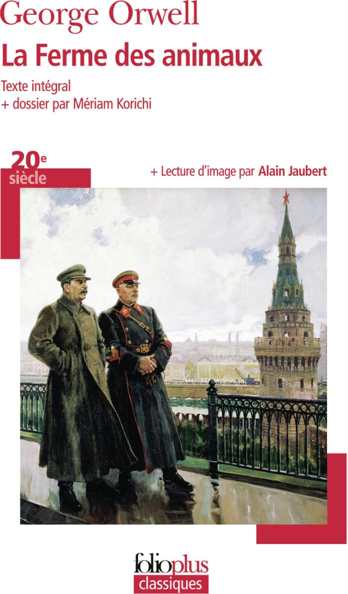 Couverture du livre « La ferme des animaux » de George Orwell, librairie Les Contes Infusés à Corte