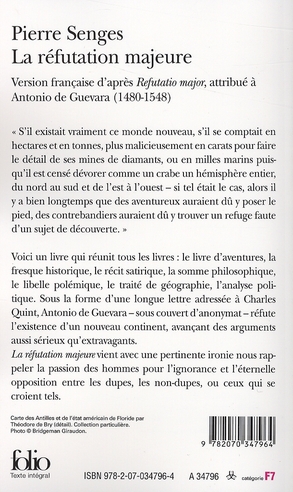 Quatrième de couverture de « LA REFUTATION MAJEURE »