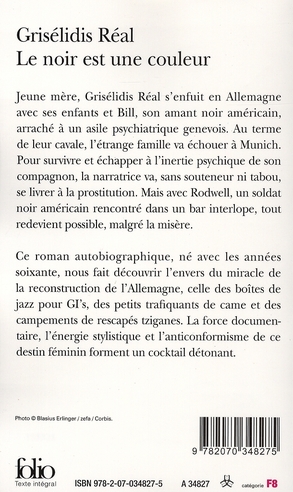 Quatrième de couverture de « LE NOIR EST UNE COULEUR »