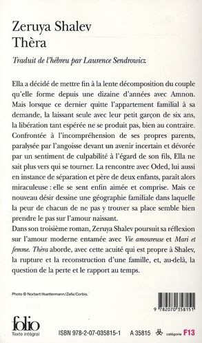 Quatrième de couverture de « Thèra »