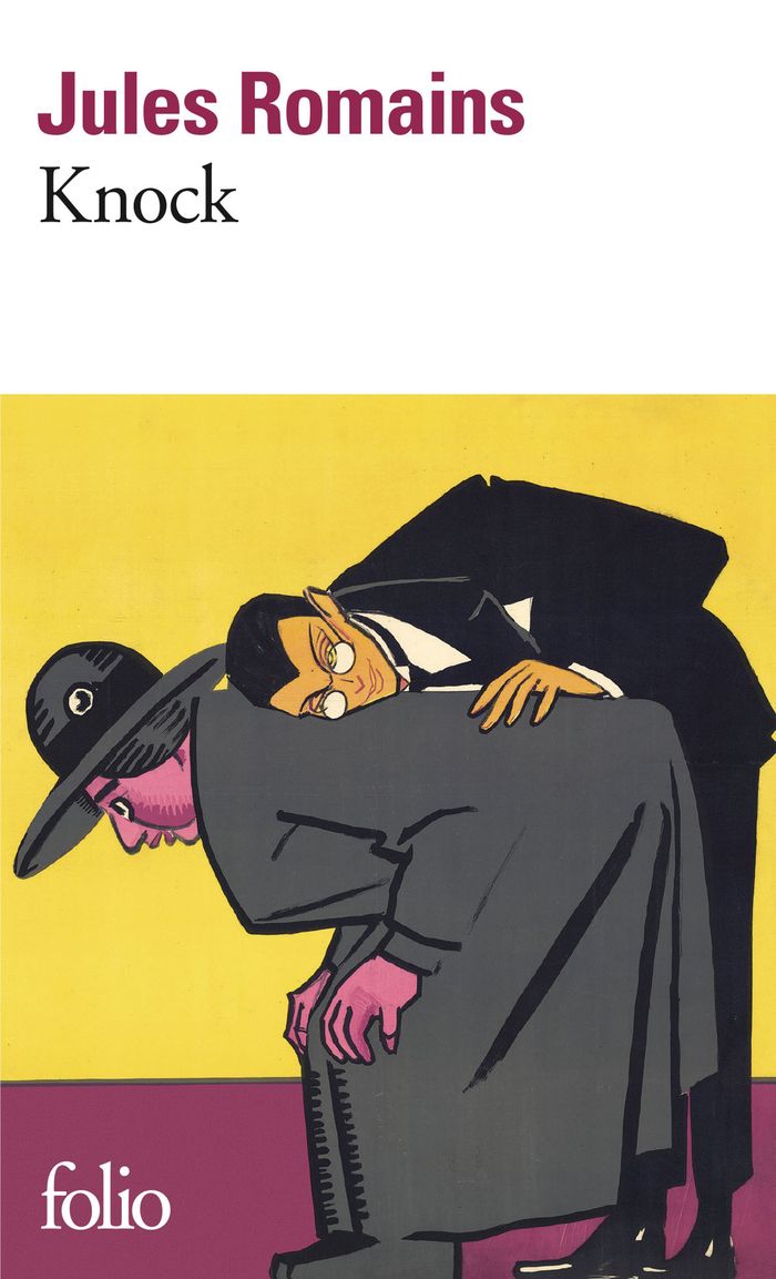 Couverture du livre « KNOCK OU LE TRIOMPHE DE LA MEDECINE - PIECE EN TROIS ACTES » de Jules Romains, librairie Les Contes Infusés à Corte