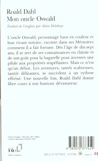 Quatrième de couverture de « MON ONCLE OSWALD »