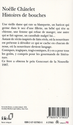 Quatrième de couverture de « HISTOIRES DE BOUCHES »