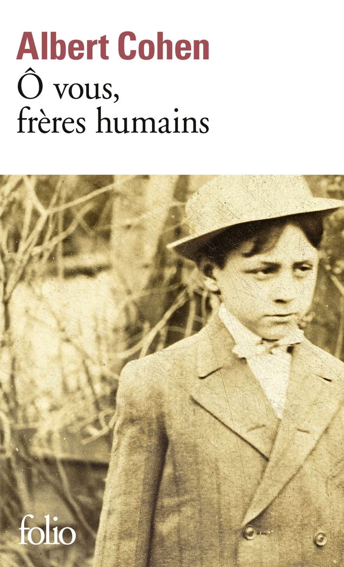Couverture du livre « O VOUS, FRERES HUMAINS » de Albert Cohen, librairie Les Contes Infusés à Corte