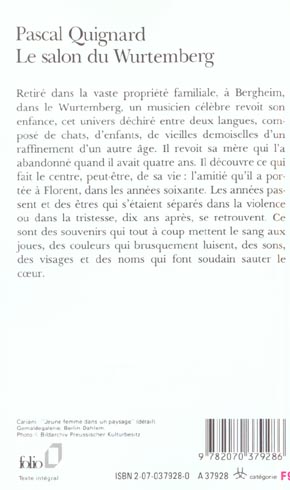 Quatrième de couverture de « LE SALON DU WURTEMBERG »