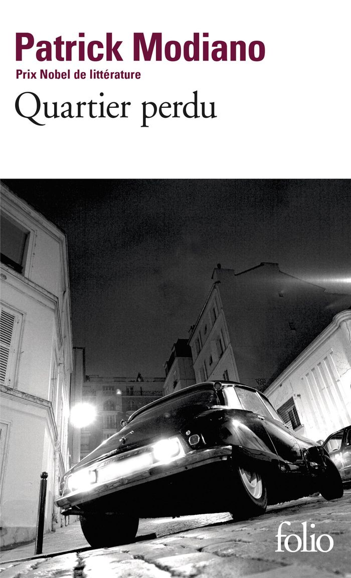 Couverture du livre « QUARTIER PERDU » de Patrick Modiano, librairie Les Contes Infusés à Corte