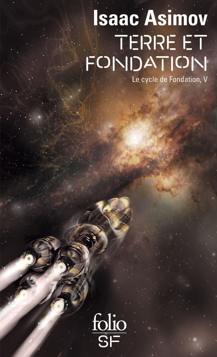 Couverture du livre « Terre et Fondation » de Isaac Asimov, librairie Les Contes Infusés à Corte