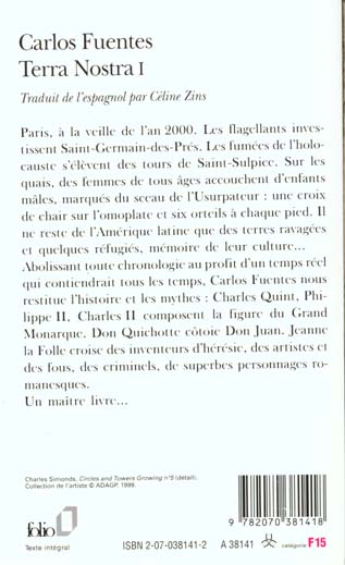 Quatrième de couverture de « TERRA NOSTRA - VOL01 »