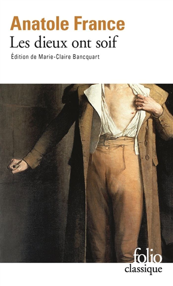 Couverture du livre « LES DIEUX ONT SOIF » de Anatole France, librairie Les Contes Infusés à Corte