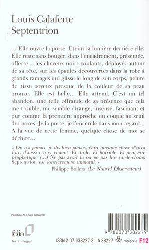 Quatrième de couverture de « SEPTENTRION »